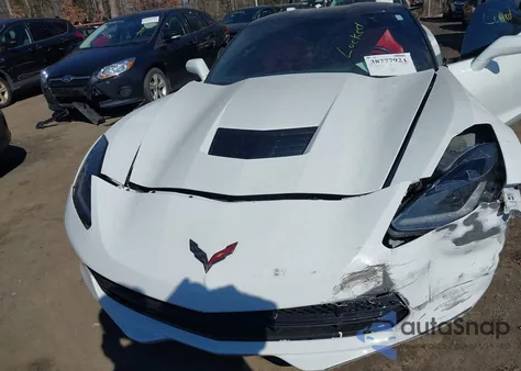2019 Chevrolet Corvette Stingray из США, поврежденный, VIN 1G1YB2D70K5100436
